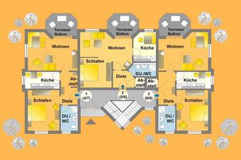 Ferienwohnungen Schlund Gästehaus Zum Angersee - Grundriss