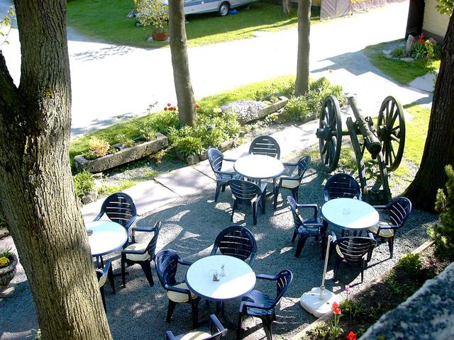 Schloss Issigau Hotel & Campingplatz - Terrasse